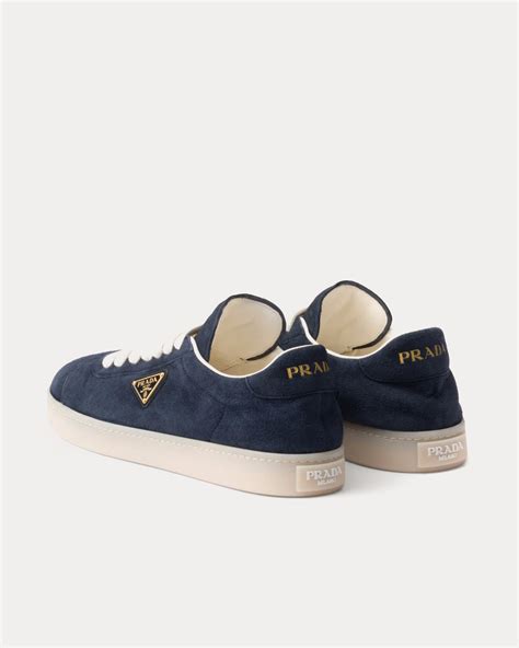 Navy Lane Suede Sneakers .